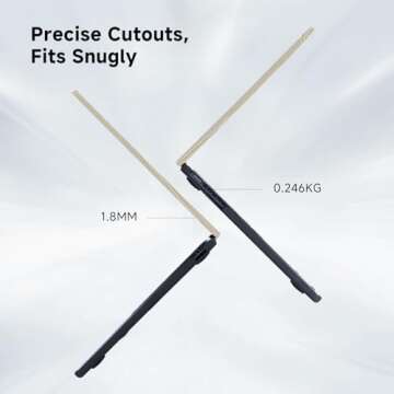 Funut Compatible with MacBook Air 13.6 inch Case 2022 2023 2024 Release M3 A3113 M2 A2681 with Touch ID, MacBook Air 13 M2 M3 Case Crocodile Leather Hard Shell Case & Keyboard Cover, Pudding