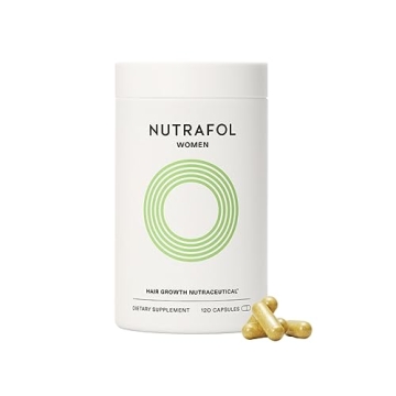 Nutrafol Women's Hair Growth Supplements, Ages 18-44, Clinically Proven for Visibly Thicker and Stro...