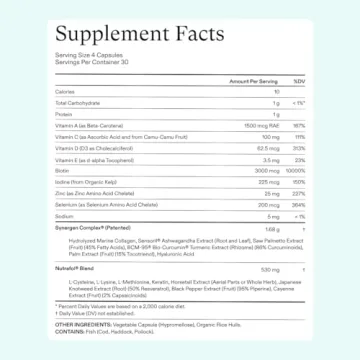 Nutrafol Women's Hair Growth Supplements, Ages 18-44, Clinically Proven for Visibly Thicker and Stronger Hair, Dermatologist Recommended - 1 Month Supply