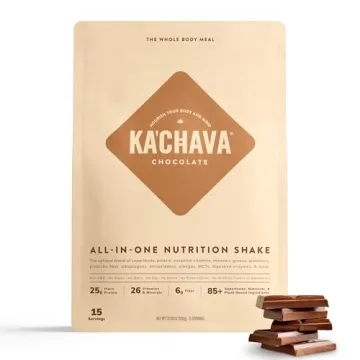 Ka’Chava All-In-One Nutrition Shake Blend, 85+ Superfoods & Nutrients, Meal Replacement, Greens Pl...