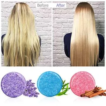 Frcolor Hair Soap Shampoo Bar - Eco-Friendly Hair Care Pack