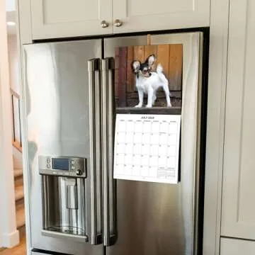 2025 Papillons Monthly Wall Calendar | 12" x 24" | Thick Sturdy Paper | Dog Calendar 2024-2025