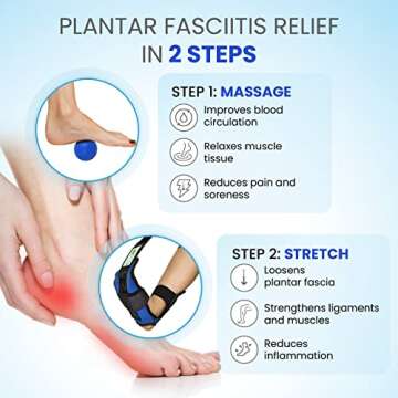 Lumia Wellness Foot Stretcher for Plantar Fasciitis Relief