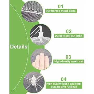 Lauon 6 Pack Large Food Covers for Outdoor Events