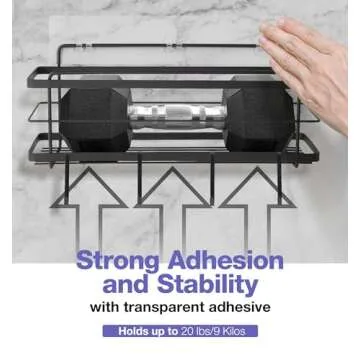 KINCMAX Premium Stainless Steel Shower Organizer