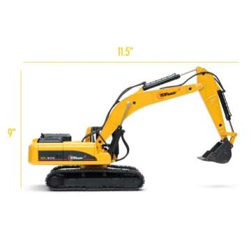 Top Race Excavator Toy - Durable Construction for Kids