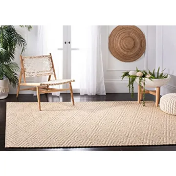 Stylish Safavieh Palm Beach Area Rug in Sisal Design