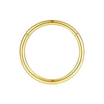 Small Cartilage Earring Hoop 20g Nose Ring Gold Nose Rings 20 Gauge Helix Hoop Earring Forward Helix Earring Hoop Daith Earrings Tragus Earrings Surgical Steel Small Hoop Earrings 6mm Nose Hoop