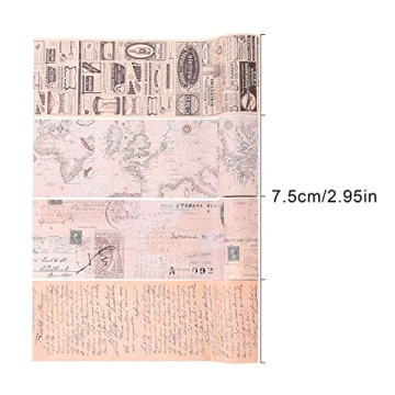Dizdkizd Vintage Washi Tape for Journals and Crafts