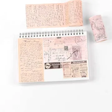 Dizdkizd Vintage Washi Tape for Journals and Crafts