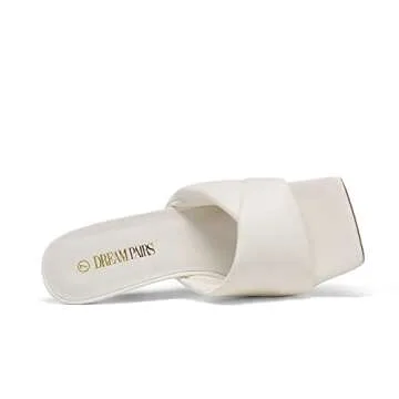 Stylish DREAM PAIRS Women's High Stilettos Heels Mules