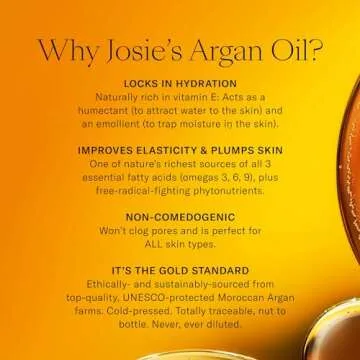 Josie Maran Pure Argan Oil - Hydrating Oil for Hair & Skin