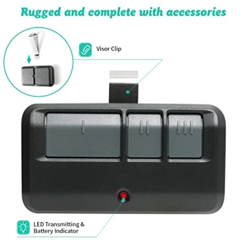 Reliable 2 Pack Garage Door Opener Remote for All Users