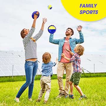 trassi Toss and Catch Ball Set with 6 Paddle,3 Balls and1 Storage Bag,Suitable for Camping Games,Bea...