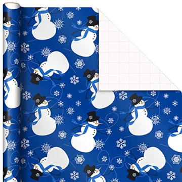 Image Arts Blue Christmas Wrapping Paper Set 120 sq ft