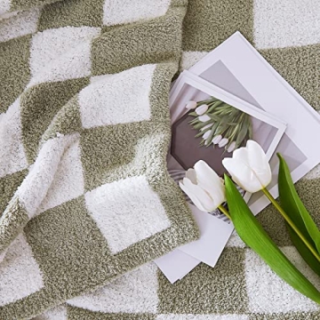 WRENSONGE Checkered Throw Blanket Soft & Cozy for Home
