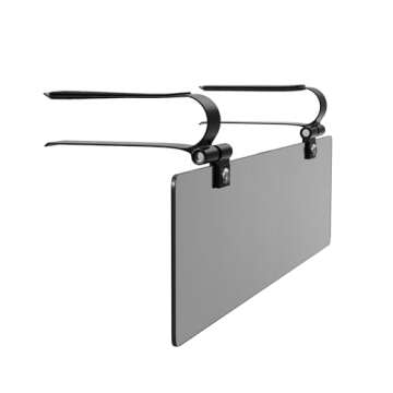 Glare Guard Polarized Sun Visor Extender - Anti-Glare Car Sun Visor, Universal, Adjustable - Blocks UV Rays 400, Gray, 14" x 3.25"