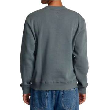 RVCA Men’s Fleece Crewneck - Relaxed Fit Comfort