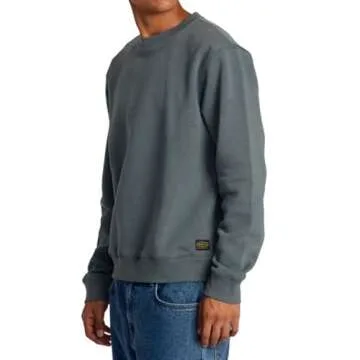 RVCA Men’s Fleece Crewneck - Relaxed Fit Comfort