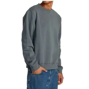 RVCA Men’s Fleece Crewneck - Relaxed Fit Comfort