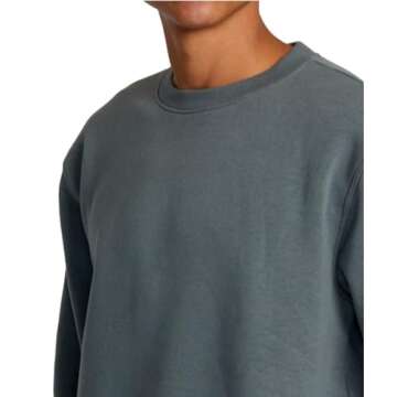 RVCA Men’s Fleece Crewneck - Relaxed Fit Comfort