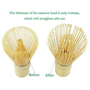 Matcha Green Tea Whisk Sets, Matcha Whisk, Traditional Scoop, Bamboo Spoon, The Perfect Set to Prepare a Traditional Cup of Matcha