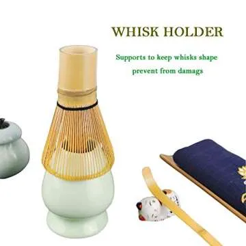 Matcha Green Tea Whisk Sets, Matcha Whisk, Traditional Scoop, Bamboo Spoon, The Perfect Set to Prepare a Traditional Cup of Matcha