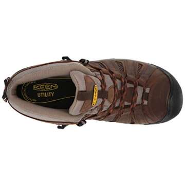 KEEN Utility Men's Cody Mid Waterproof (Soft Toe) Eh-Rated Waterproof Work Industrial Boot