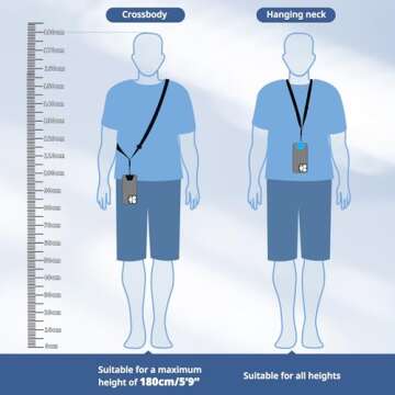 CACOE Phone Lanyard - Universal Adjustable Neck Strap for Smartphones