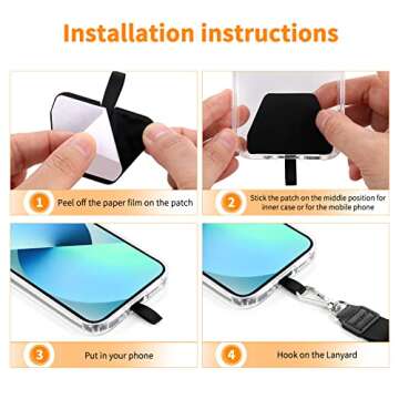 CACOE Adjustable Phone Lanyard for Hands-Free Convenience