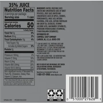 V8 Black Cherry Energy Drink, 4-Pack, 11.5 oz Cans