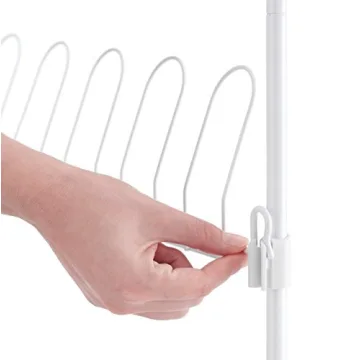 Whitmor 18-Pair Over The Door Shoe Rack for Shoes and Wigs