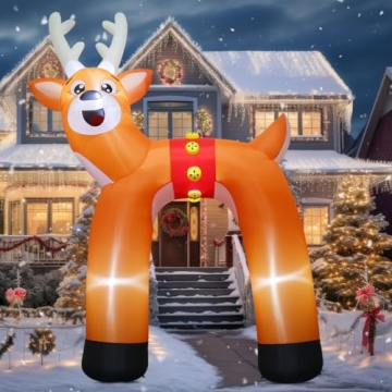 COMIN 14ft Christmas Inflatable with LEDs for Holidays