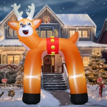 COMIN 14ft Christmas Inflatable with LEDs for Holidays