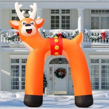 COMIN 14ft Christmas Inflatable with LEDs for Holidays