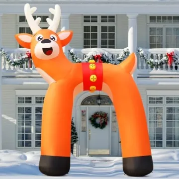 COMIN 14ft Christmas Inflatable with LEDs for Holidays