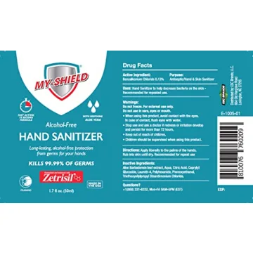 My-Shield Alcohol Free Hand Sanitizer Foam 1.7 oz