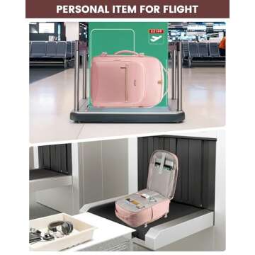 LOVEVOOK Pink Travel Backpack for Women, 17.3 Inch Laptop