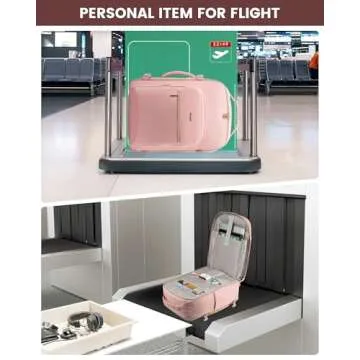 LOVEVOOK Pink Travel Backpack for Women, 17.3 Inch Laptop