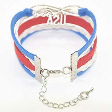 Shop HCChanshi USA Star Bracelet Jewelry for Patriotism!