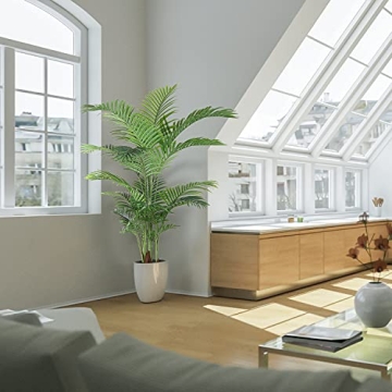 Fopamtri 5 Feet Artificial Areca Palm Tree in Pot