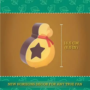 Paladone Animal Crossing Bell Bag Light, Nintendo Switch Kids Room Décor from New Horizons