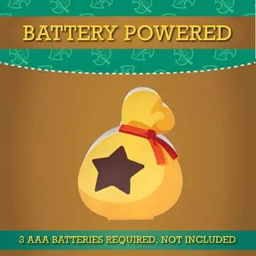 Paladone Animal Crossing Bell Bag Light, Nintendo Switch Kids Room Décor from New Horizons