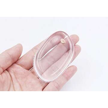 8 Pack Beauty Gal's Original Clear Silisponge Silicone Makeup Blender, Sponge, Applicator, Gel Found...