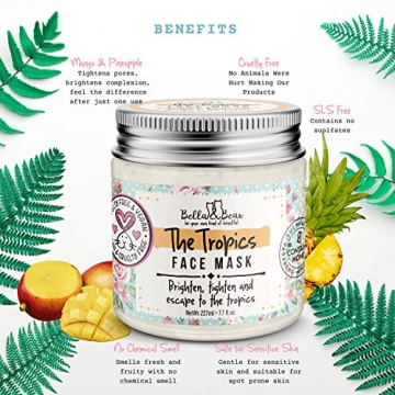 Bella & Bear Tropics Face Mask - Glow & Refresh Skin