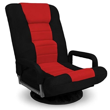 Best Choice Products Swivel Gaming Chair 360 Degree Multipurpose Floor Chair Rocker for TV, Reading,...