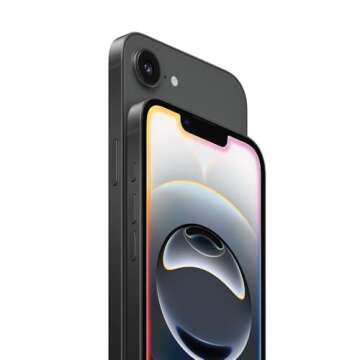 Apple iPhone 16e, 128GB, eSIM, Black (Renewed) - Quality Meets Affordability