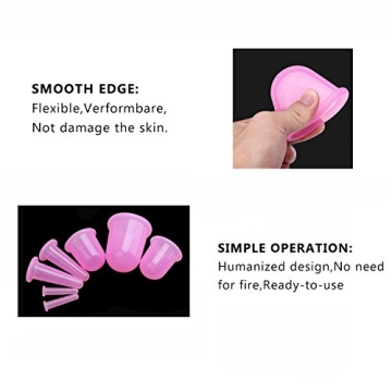 MAFLY Cupping Therapy Set - Silicone Massage Cups 7Pcs