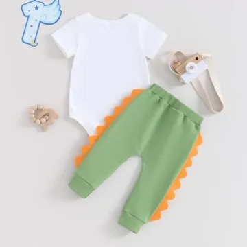 Dinosaur Birthday Outfit for 1 Year Old Boys