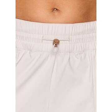 Avalanche Women's Casual Walking/Hiking Short, Breathable Stretch Twill Bungee Cord Waist Quick Drying Shorts with Zipper Pockets Pale Pink Vapor XL